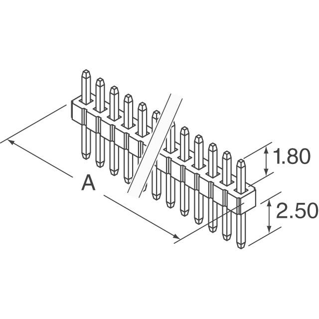 SMH100-LPSE-S15-ST-BK Sullins Connector Solutions  Headers Male Pins